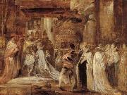 Peter Paul Rubens The Coronation of Marie de' Medici Sweden oil painting artist